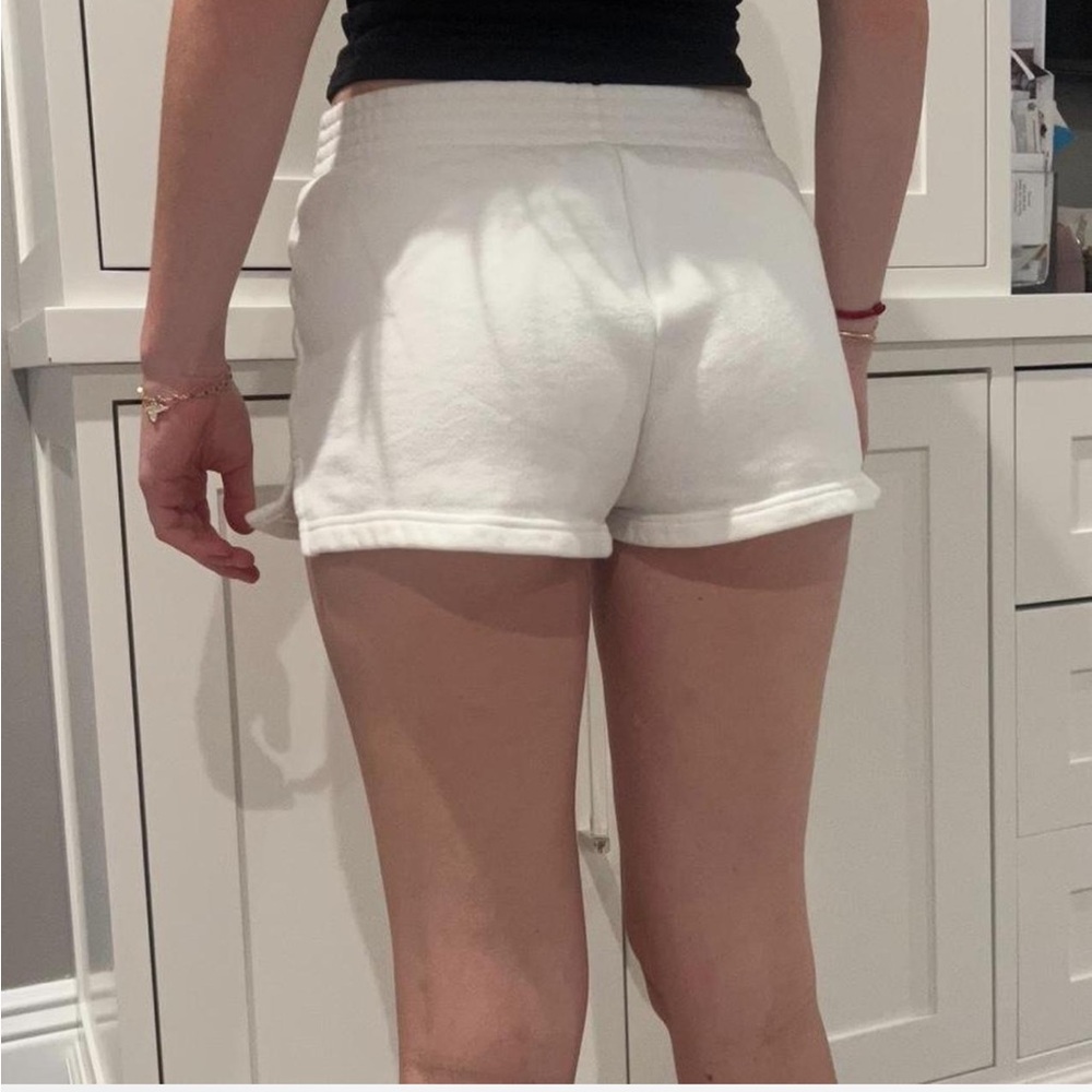 Aritzia TNA fleece White Shorts DO NOT BUY NOT FOR SALE!!